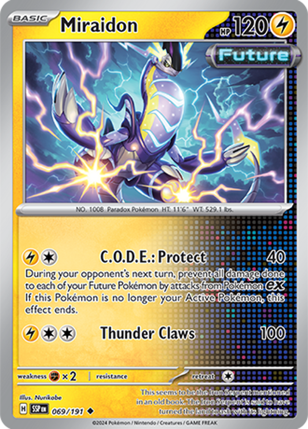 Miraidon Reverse Holofoil (069/191) [Scarlet & Violet: Surging Sparks]