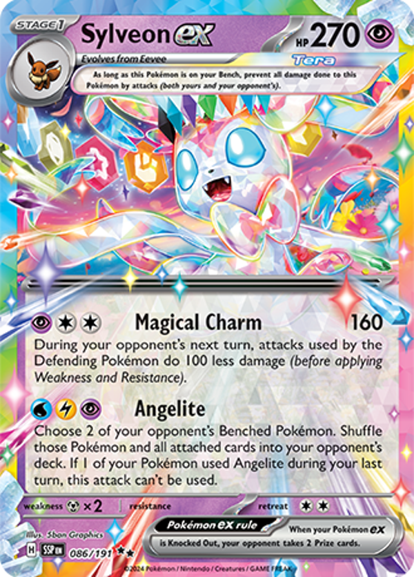 Sylveon Ex (086/191) [Scarlet & Violet: Surging Sparks]