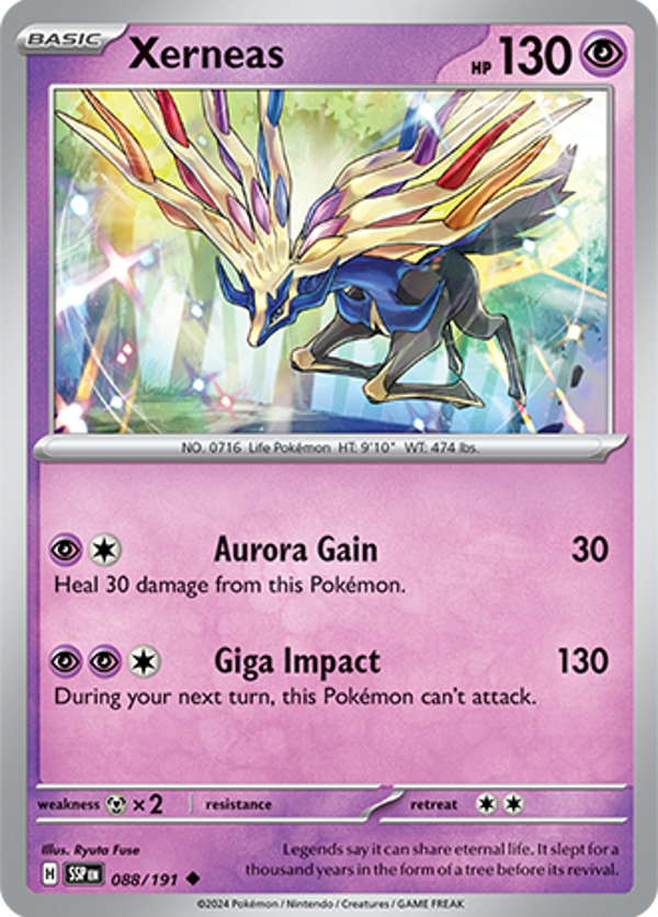 Xerneas Reverse Holofoil (088/191) [Scarlet & Violet: Surging Sparks]
