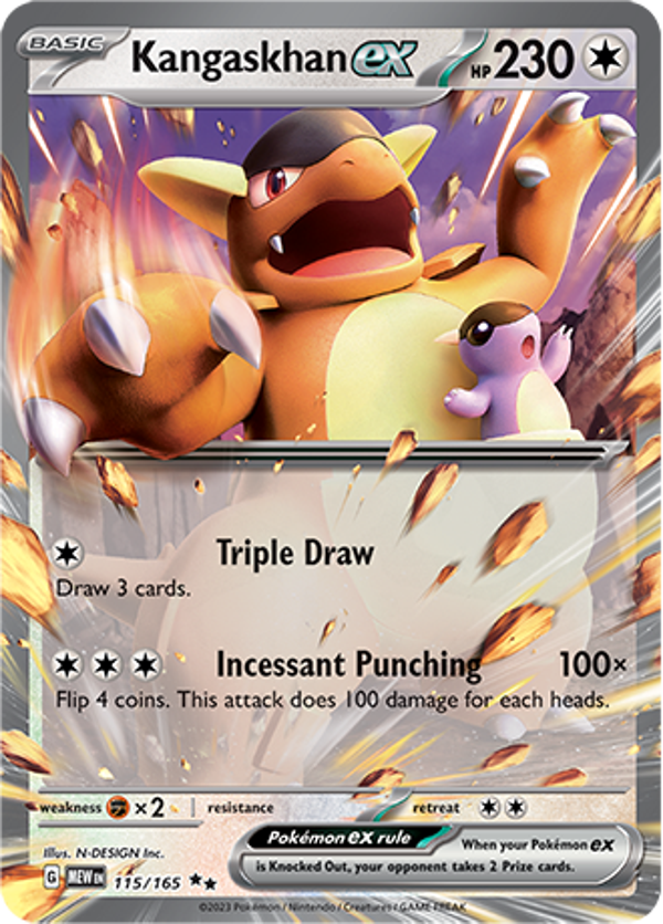 Kangaskhan EX (115/165) [Scarlet & Violet: 151]