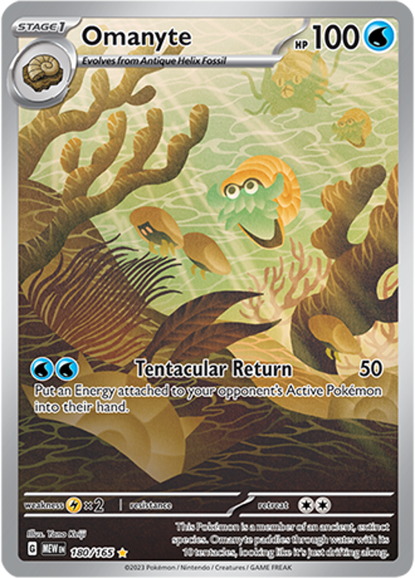 Omanyte (180/165) [Scarlet & Violet: 151]