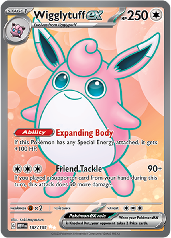 Wigglytuff EX (187/165) [Scarlet & Violet: 151]