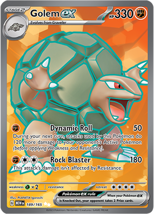 Golem EX (189/165) [Scarlet & Violet: 151]