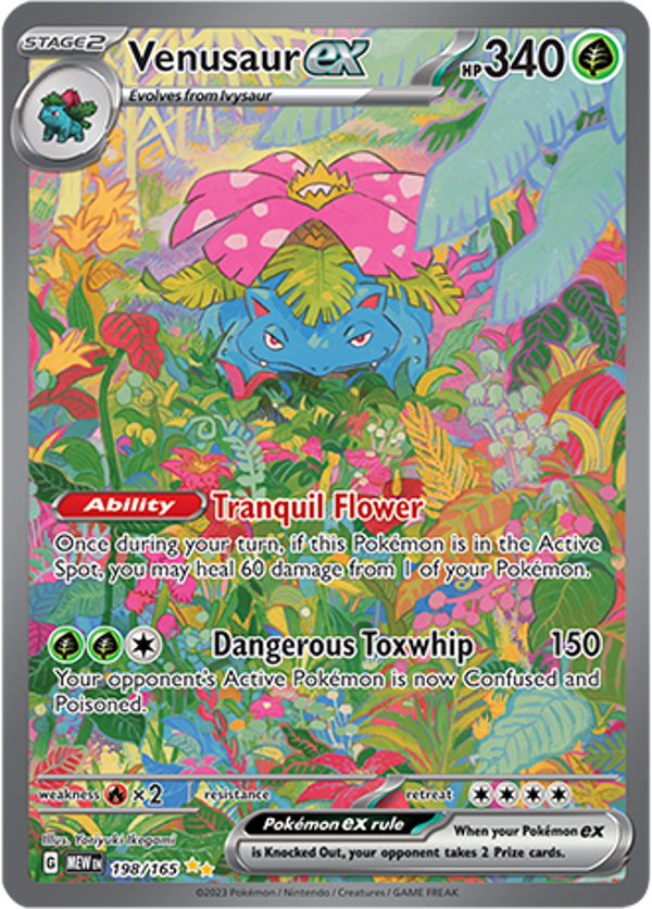 Venusaur EX (198/165) [Scarlet & Violet: 151]