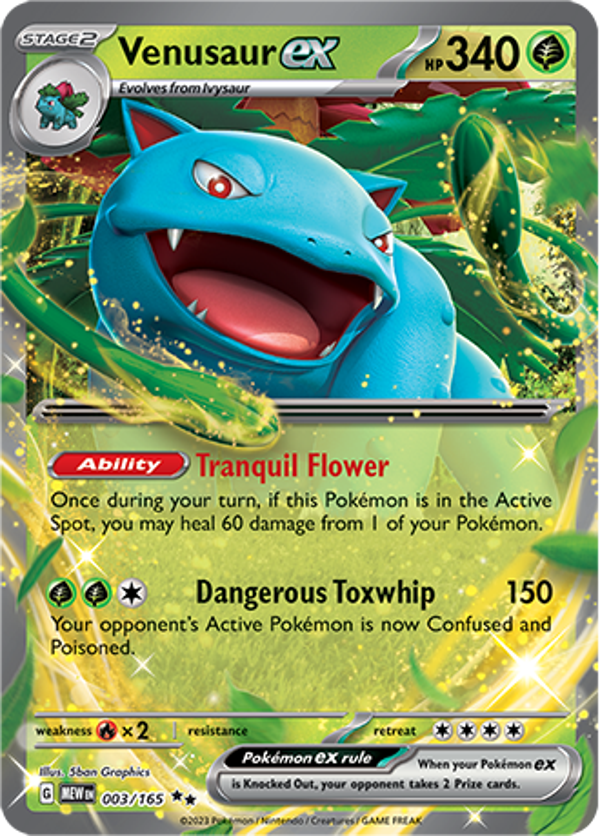 Venusaur EX (003/165) [Scarlet & Violet: 151]