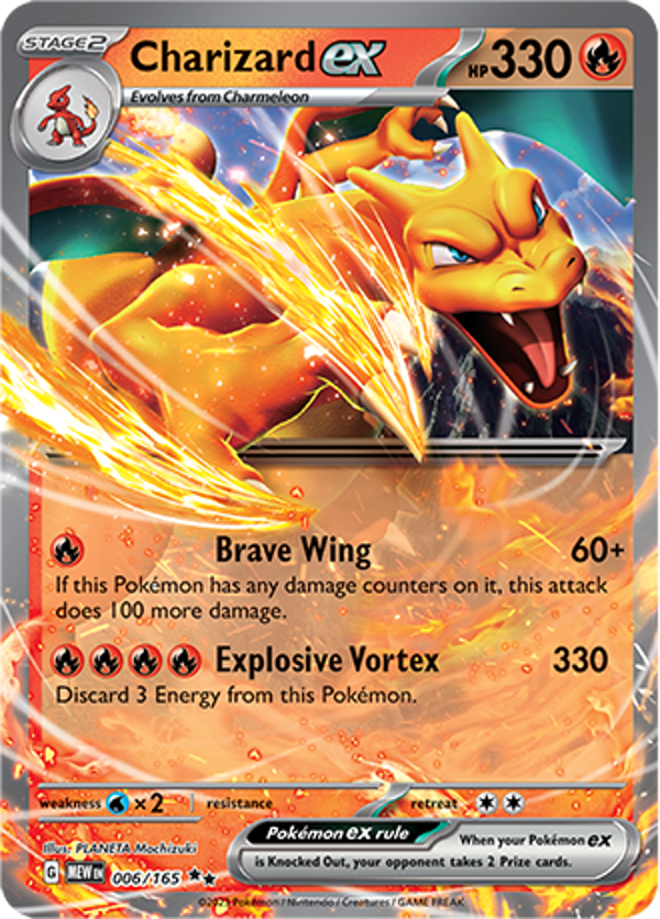 Charizard EX (006/165) [Scarlet & Violet: 151]