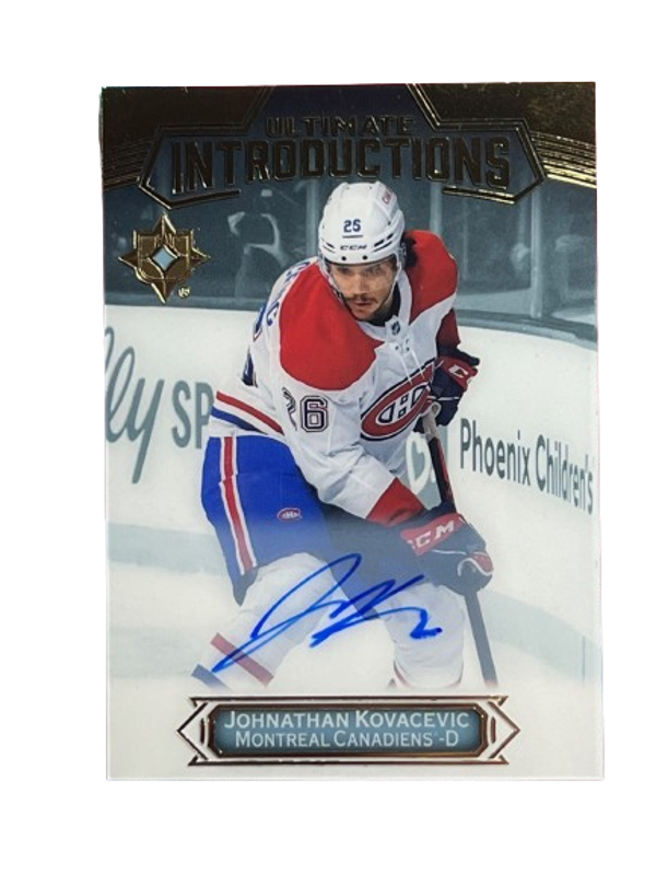 Ultimate Introductions Johnathan Kovacevic