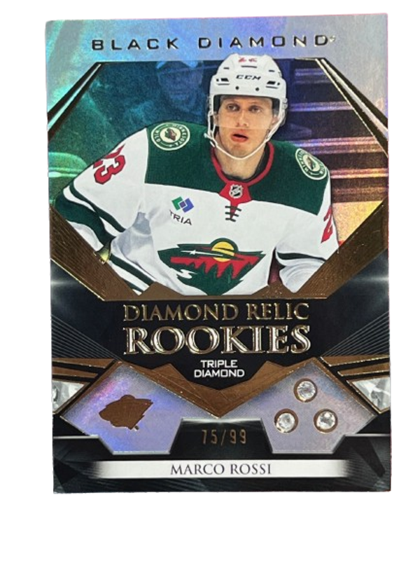 Triple Diamond Marco Rossi Diamond Relic Rookies 75/99