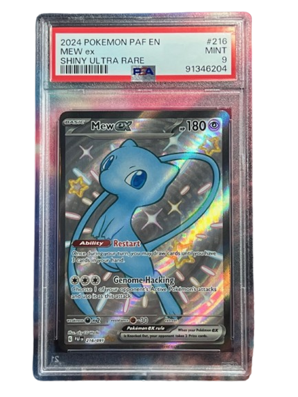 Mew Ex (216/091) [Scarlet & Violet: Paldean Fates] PSA 9