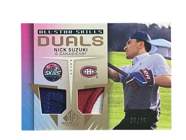 Game Used All-Star Skills Duals Nick Suzuki Patch #20/35