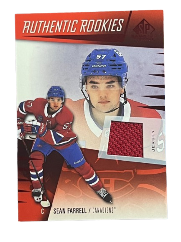 Authentic Rookies Sean Farrell Jersey
