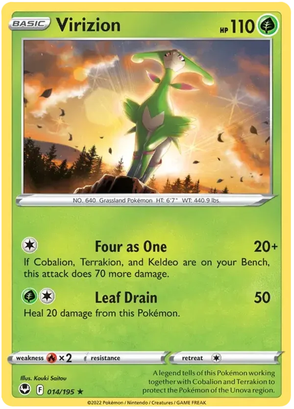 Virizion (014/195) [Sword & Shield: Silver tempest]