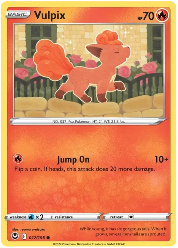 Vulpix (017/195) [Sword & Shield: Silver tempest]