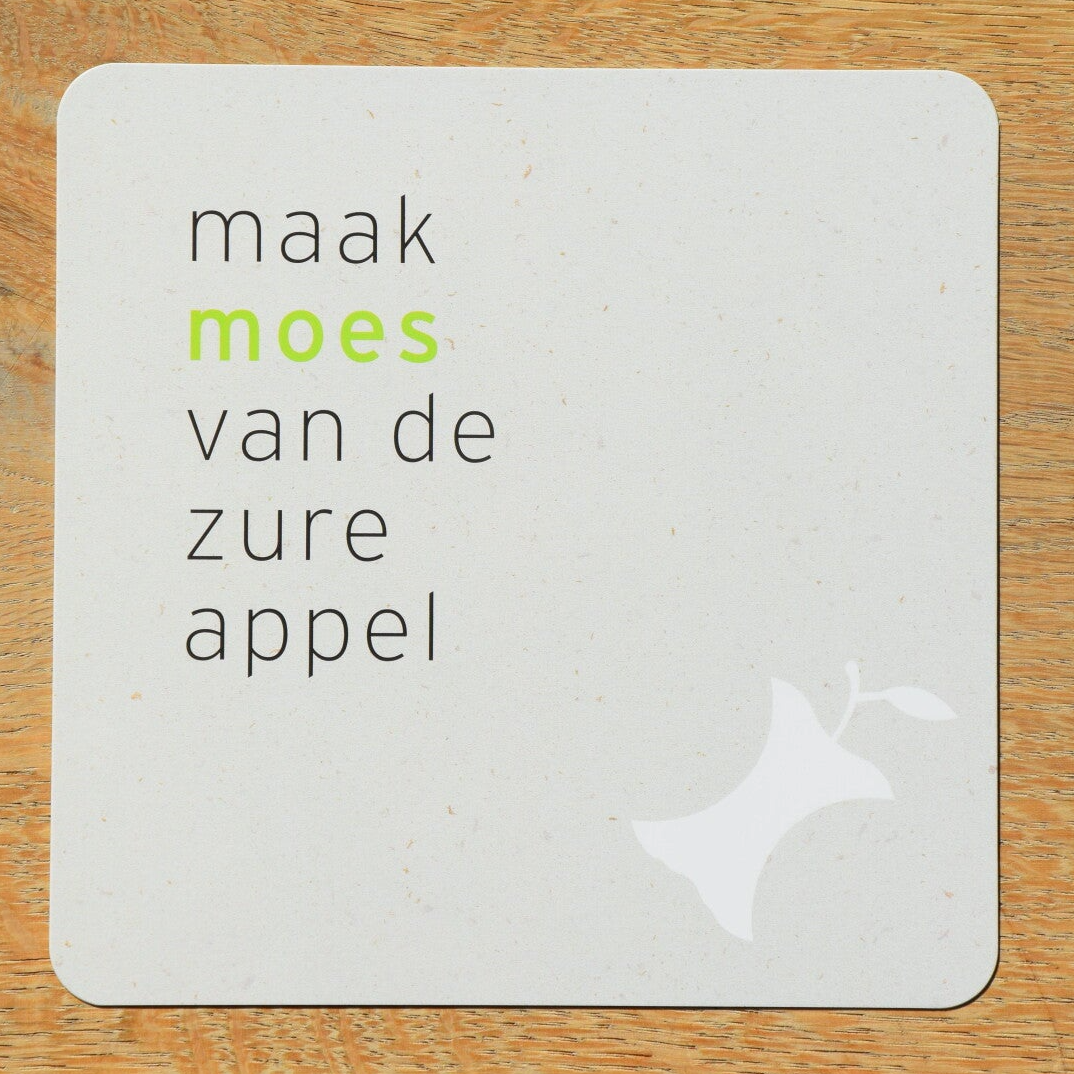 Enkele kaart - maak moes van de zure appel