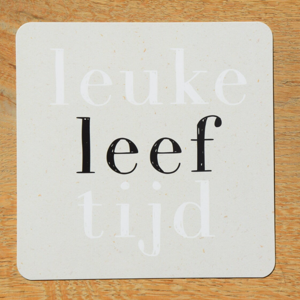 Enkele kaart - leuke leef tijd