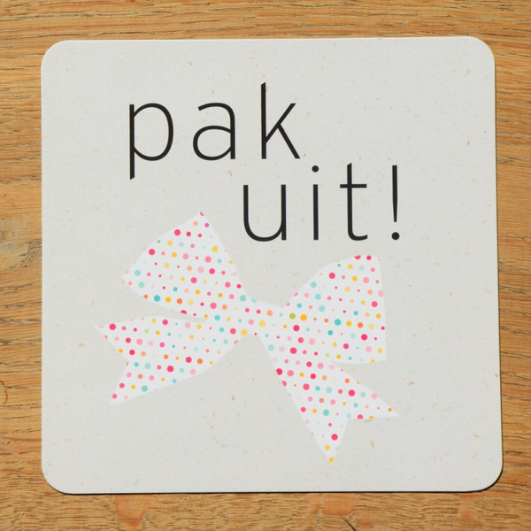 Enkele kaart - pak uit!