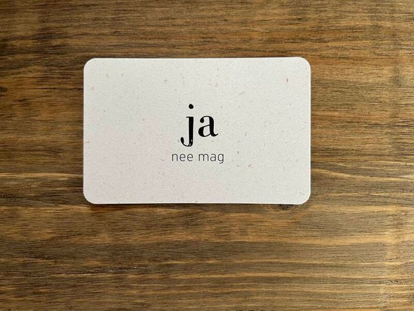 Ik kaartje - ja, nee mag