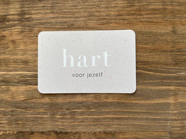Ik kaartje - hart voor jezelf