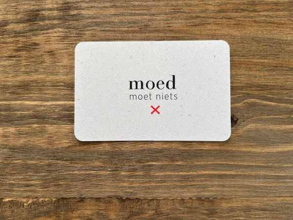 Ik kaartje - moed moet niets