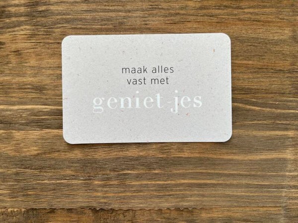 Ik kaartje - maak alles vast...
