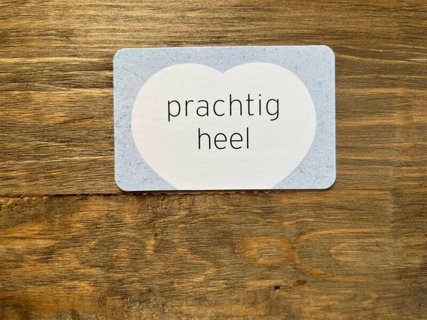 Nu kaartje - prachtig heel