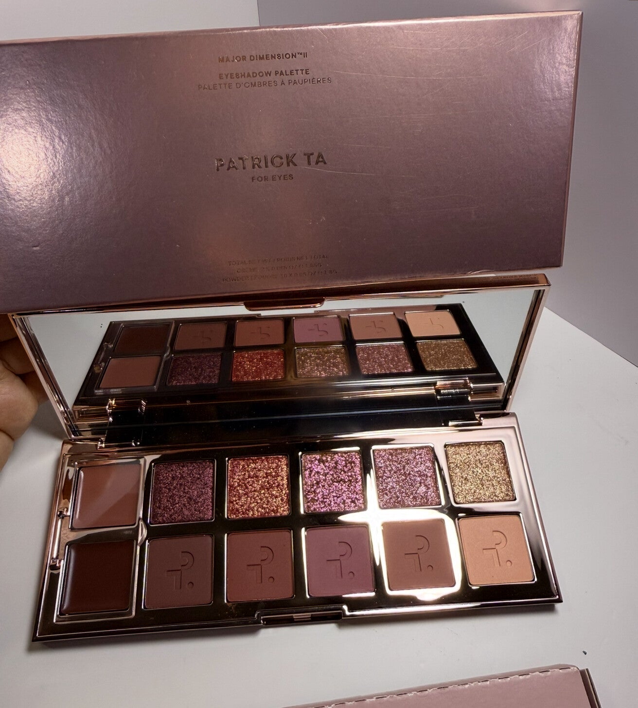 PATRICK TA  Major Dimension II Rose Eyeshadow Palette