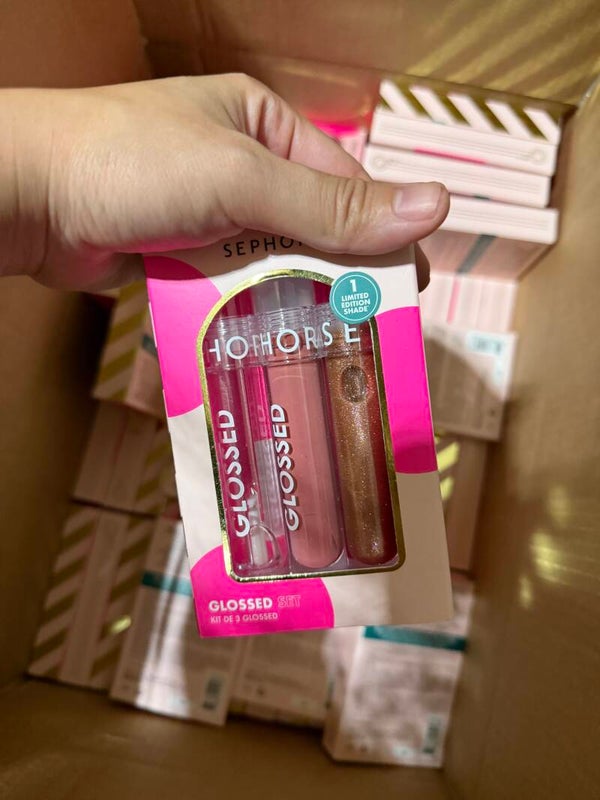 SEPHORA COLLECTION  Glossed Lip Gloss Trio Gift Set