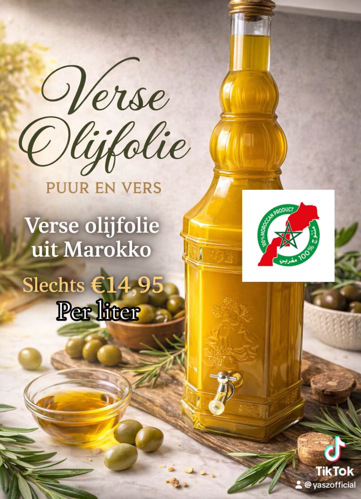 Pure Biologische Olijfolie 1L