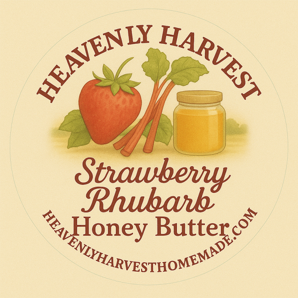 Strawberry Rhubarb Honey Butter