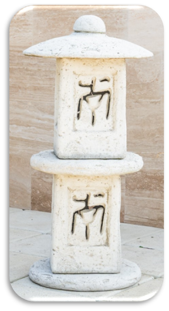 2er Lampe rund  4 Himmelsrichtungen