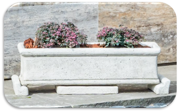 Balkonlade Harmonie mit Untersetzer