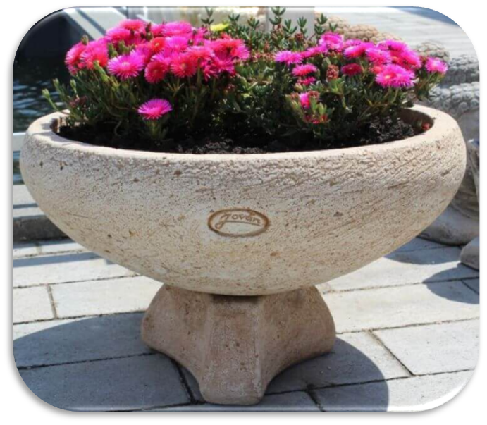 Innova Blumenschale mit Untersetzer