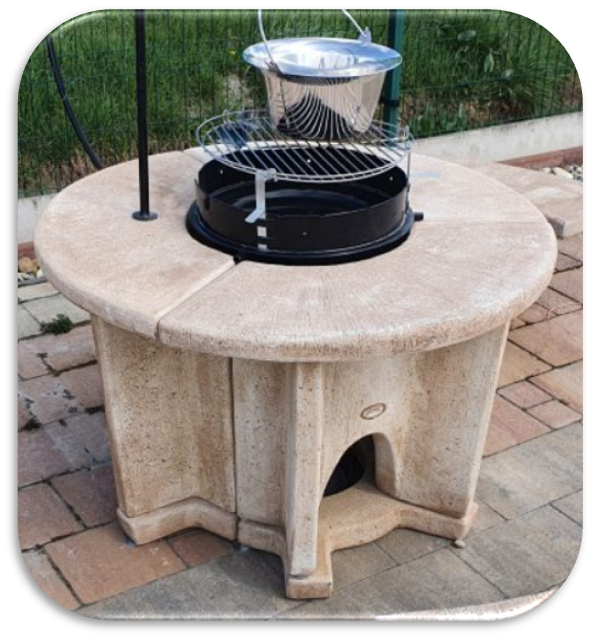 Innova Steingrill 120 hoch