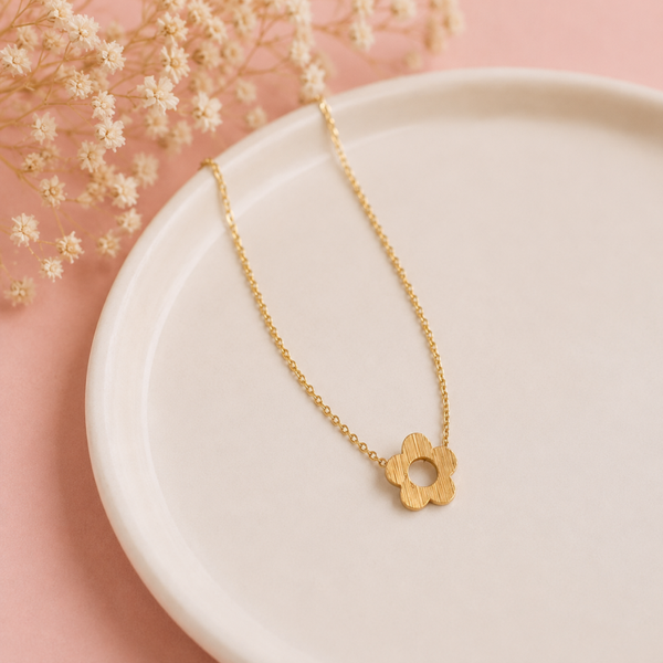 Frühlingsblume-Halskette – zarte Eleganz für jeden Tag