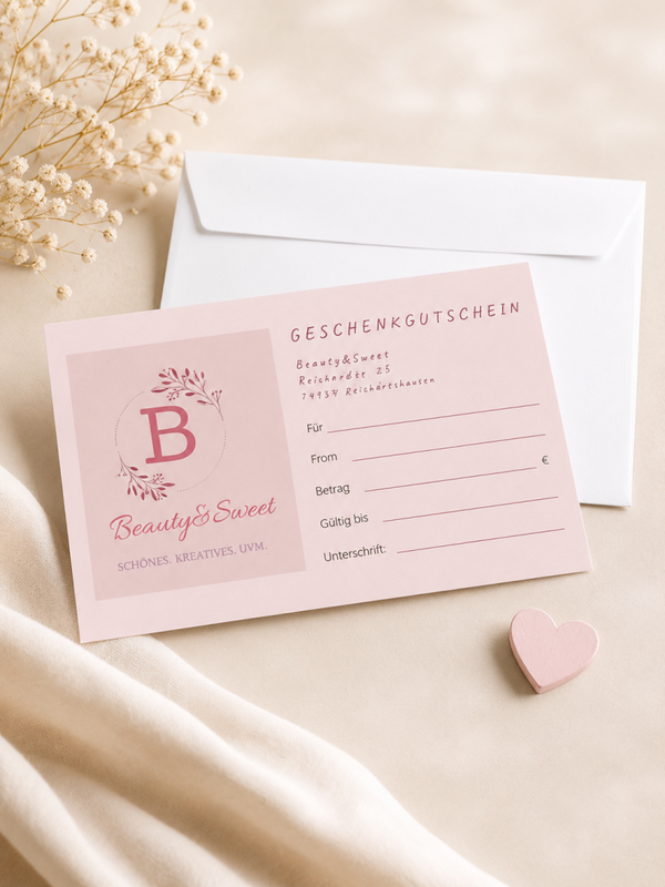 🎁Beauty&Sweet Geschenk-Gutschein