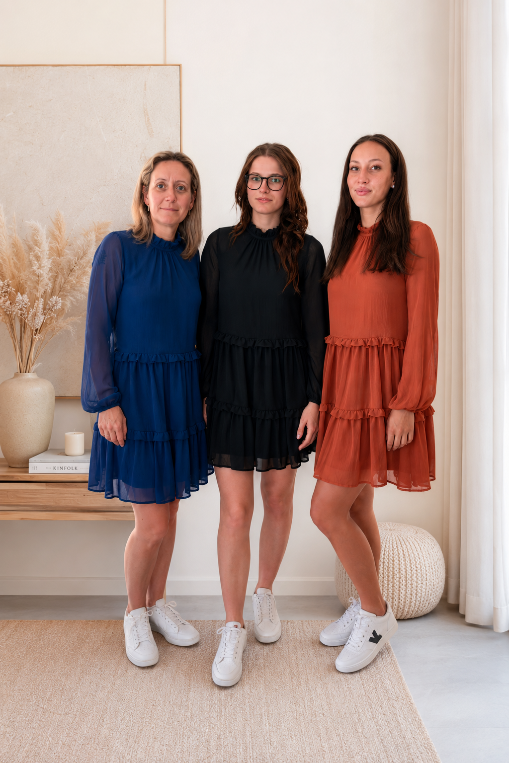 Chiffon- Kleid