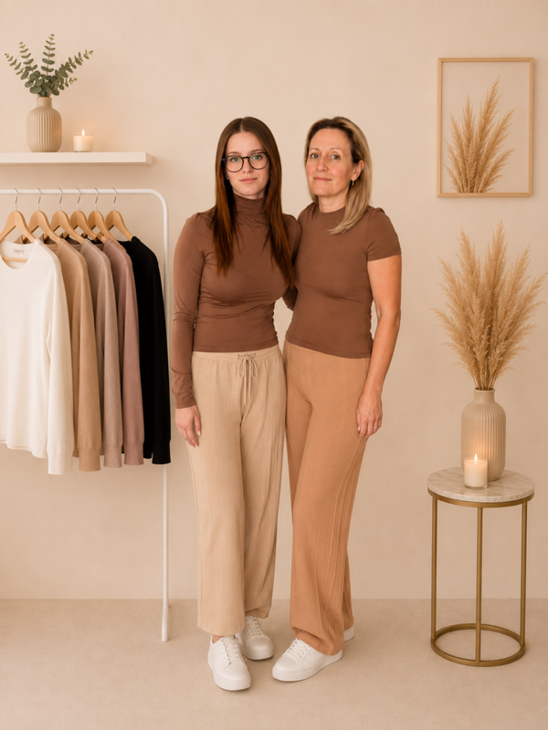 Langarm Shirt mit Stehkragen – Figurbetont & zeitlos