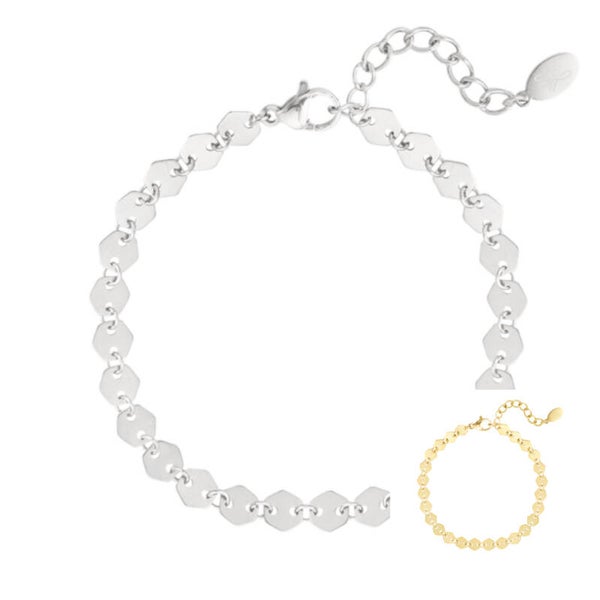 Gliederarmband Sechseck