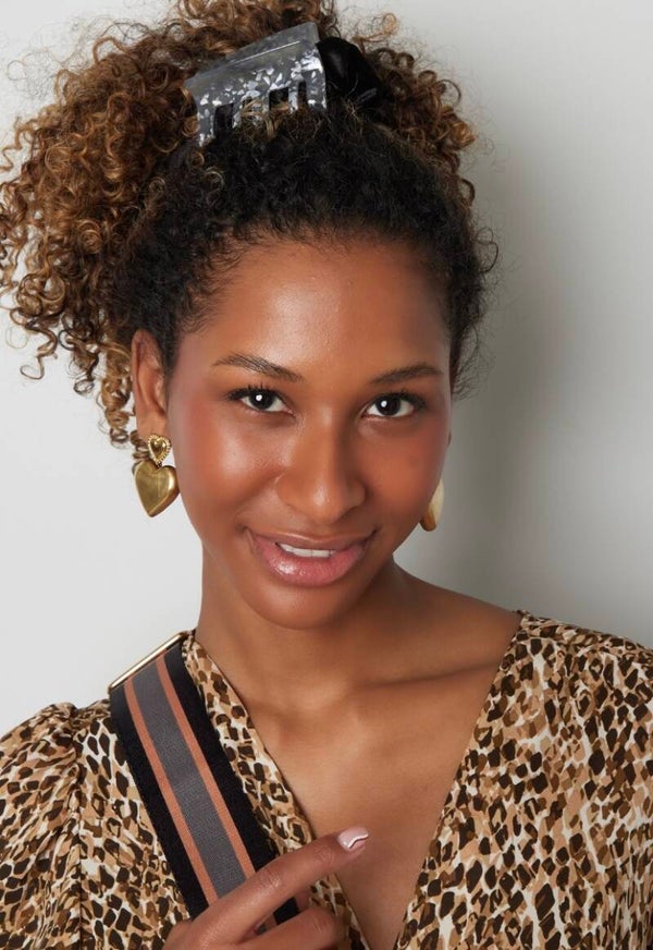 Haarspange mit Aufdruck