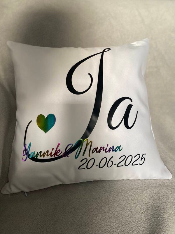 Kissen zur Hochzeit