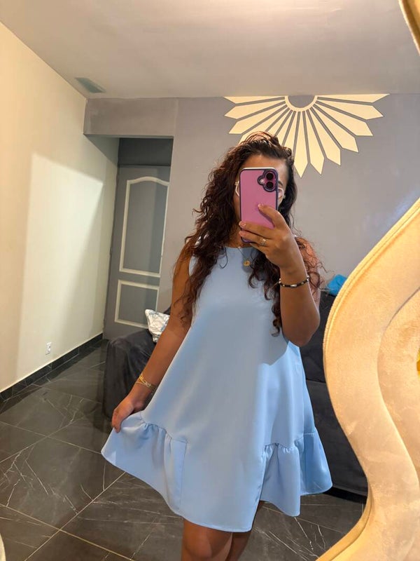 Robe à volants sans manches - Maria