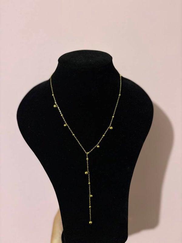 Collier Jade - Acier inoxydable