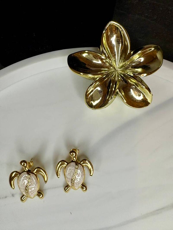 Boucles d’oreilles Aloha - Acier inoxydable