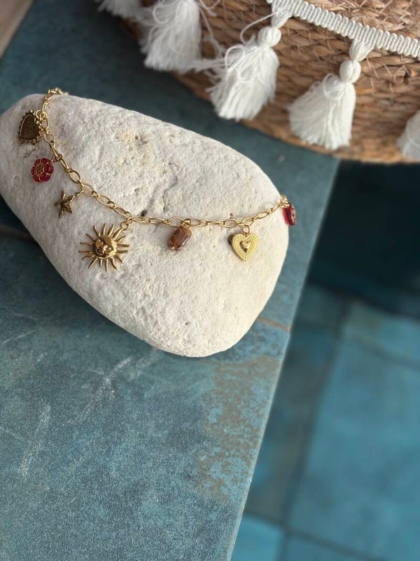 Parure Soleil d’Or - Acier inoxydable