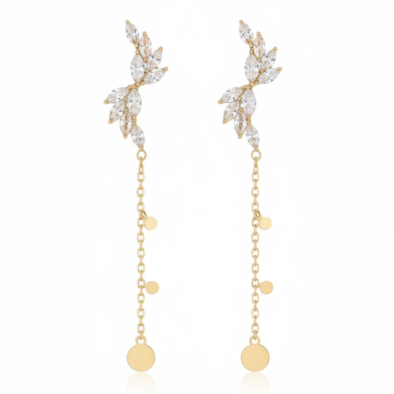 Boucle d’oreille Cristal - Acier inoxydable