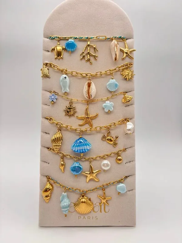 Collection lagon doré - Acier inoxydable