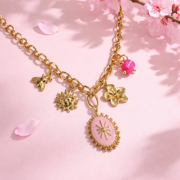 Collier Aurora fleurie
