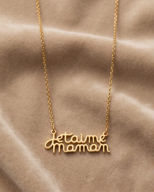 Collier « je t’aime maman »