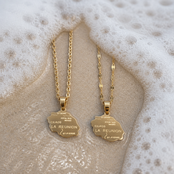 Chaîne avec pendentif la Réunion
