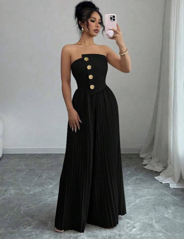 Combinaison bustier plissé - Alice